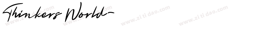 Thinkers World字体转换